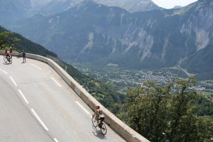 Tineke_Alpe_d'Huez_fietsen